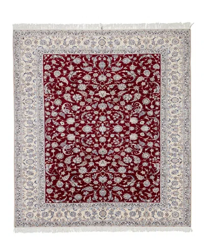 Adorn Hand Woven Rugs Persian Nain 8' 8" X 11' 9" Area Rug In Red