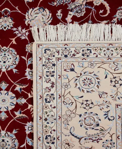 Adorn Hand Woven Rugs Persian Nain 8' 8" X 11' 9" Area Rug In Red