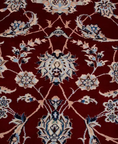 Adorn Hand Woven Rugs Persian Nain 8' 8" X 11' 9" Area Rug In Red