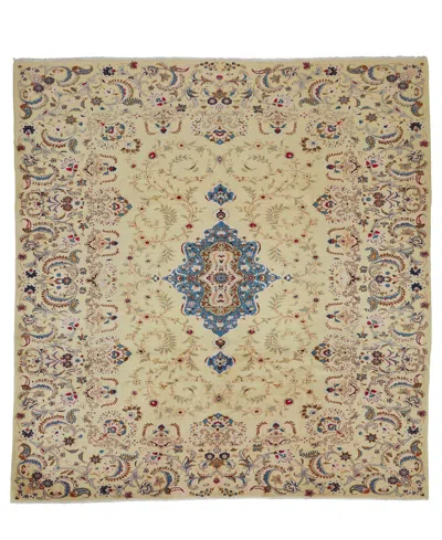 Adorn Hand Woven Rugs Persian Kashan 9' 3" X 10' 10" Area Rug In White