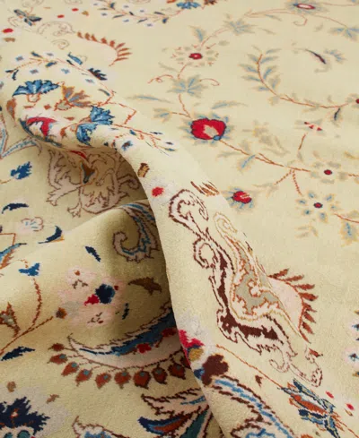 Adorn Hand Woven Rugs Persian Kashan 9' 3" X 10' 10" Area Rug In White