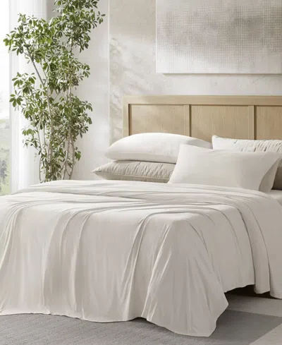 Harbor House Cooling Stretch Jersey 4-pc. Sheet Set, King In White