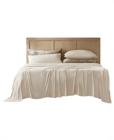Harbor House Cooling Stretch Jersey 4-pc. Sheet Set, Queen In Neutral