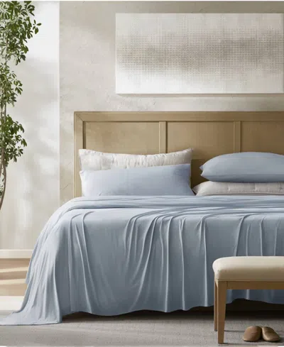 Harbor House Cooling Stretch Jersey 4-pc. Sheet Set, Queen In Blue