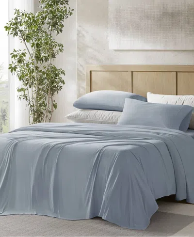 Harbor House Cooling Stretch Jersey 4-pc. Sheet Set, King In Blue