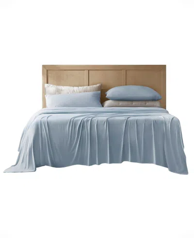 Harbor House Cooling Stretch Jersey 4-pc. Sheet Set, King In Blue
