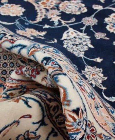 Adorn Hand Woven Rugs Persian Nain Rug Collection In Blue