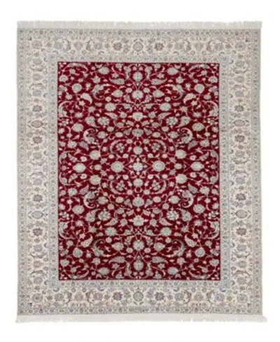 Adorn Hand Woven Rugs Persian Nain Rug Collection In Red
