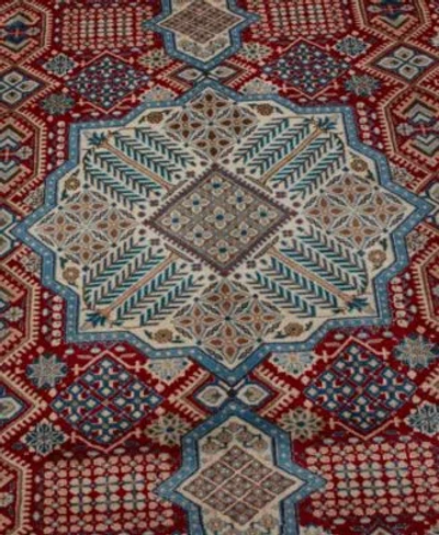 Adorn Hand Woven Rugs Persian Nain Rug Collection In Red