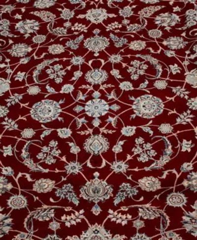 Adorn Hand Woven Rugs Persian Nain Rug Collection In Red