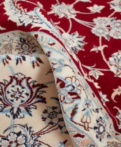 Adorn Hand Woven Rugs Persian Nain Rug Collection In Red