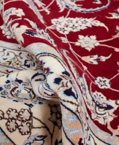Adorn Hand Woven Rugs Persian Nain Rug Collection In Red