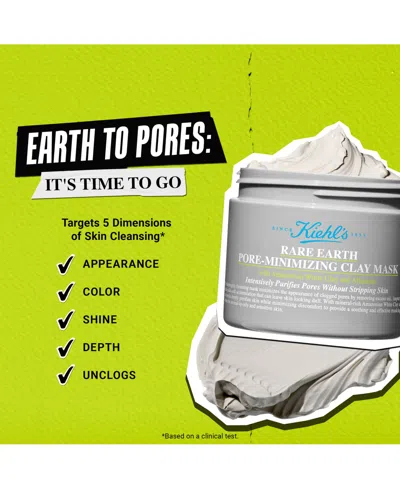 Kiehl's Since 1851 Rare Earth Pore-minimizing Clay Mask In Transparent