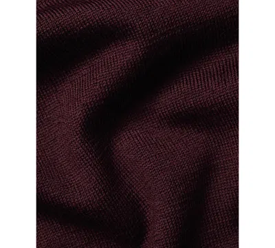 Charles Tyrwhitt Men's V-neck Regular-fit Sweater In Burgundy