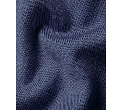 Charles Tyrwhitt Pure Merino Crew Neck Sweater In Blue