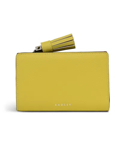 Radley London Noble Alley Colour Block Bifold Wallet In Yellow
