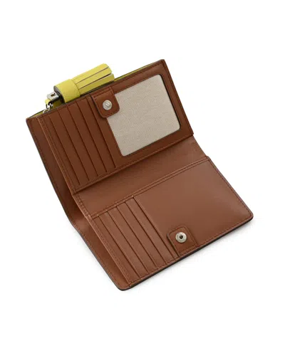 Radley London Noble Alley Colour Block Bifold Wallet In Yellow