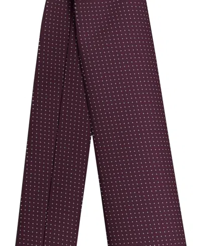 Hugo Boss Hugo By  Men's Dark Blue Silk Tie In Purple