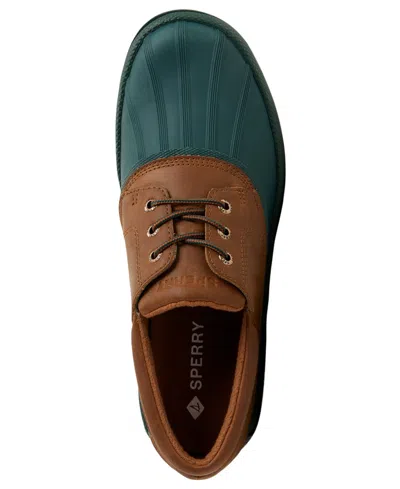 Sperry Men's Coldbay Round Toe 3-eye Boots In Green