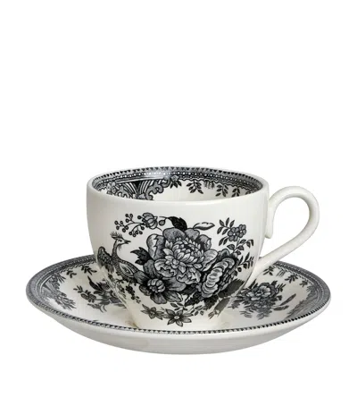 Burleigh Asiatic Pheasants Teacup And Saucer In Multi
