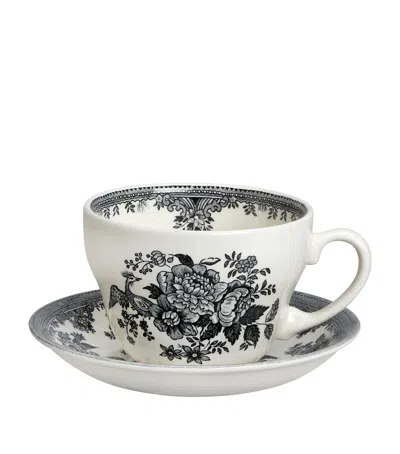 Burleigh Asiatic Pheasants Breakfast Cup And Saucer In Multi