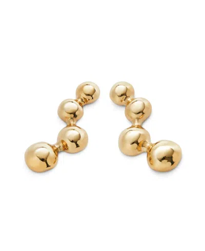 Unode50 High-shine 18 K Gold "bubble" Drop Earrings In Gold