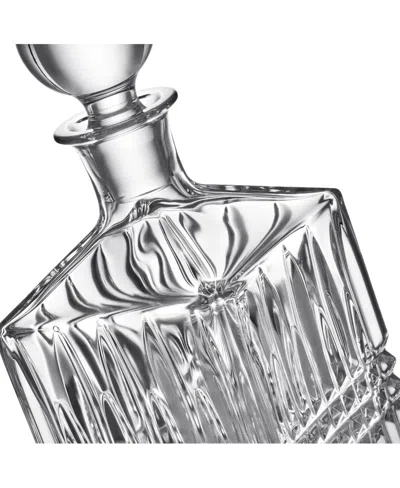 Waterford Lismore Diamond Square Decanter In Transparent