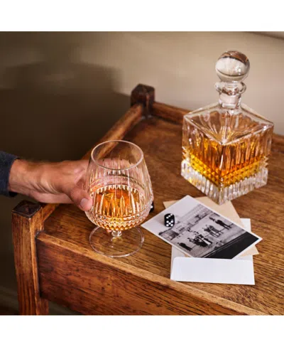 Waterford Lismore Diamond Square Decanter In Transparent