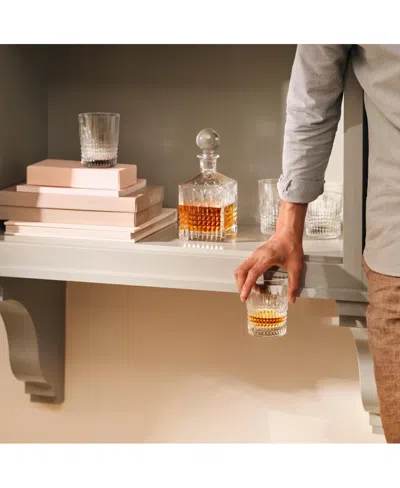 Waterford Lismore Diamond Square Decanter In Transparent