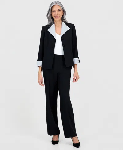 Kasper Women's Three-button Long-sleeve Jacket, Regular & Petite In Multi