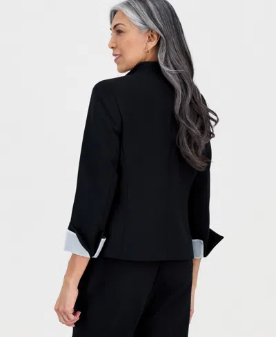 Kasper Women's Three-button Long-sleeve Jacket, Regular & Petite In Multi