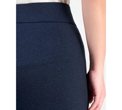 Anne Klein Plus Size Bootcut Pants In Blue