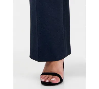 Anne Klein Plus Size Bootcut Pants In Blue