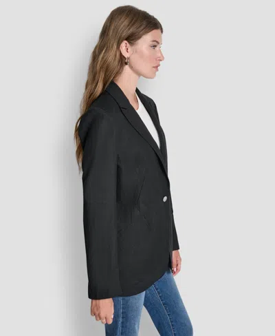 Dkny Women's Long-sleeve Blazer In Black