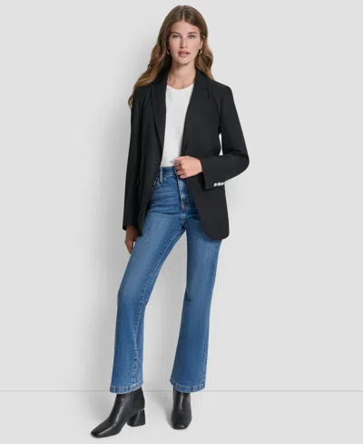 Dkny Women's Long-sleeve Blazer In Black