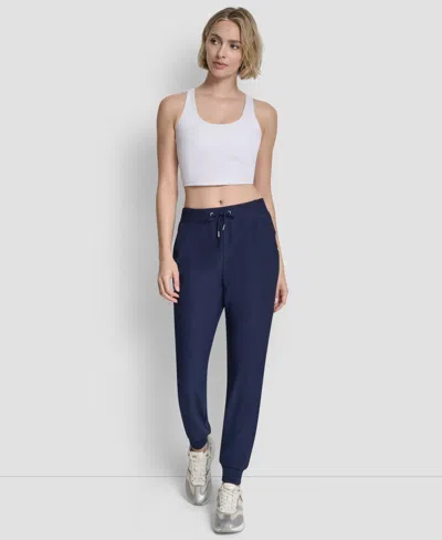 Dkny Women's High-rise Jogger Pants In Blue