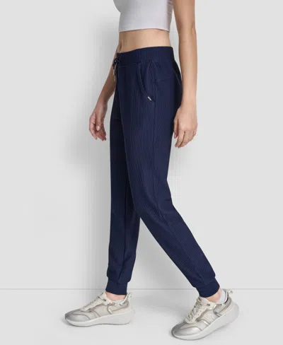 Dkny Women's High-rise Jogger Pants In Blue