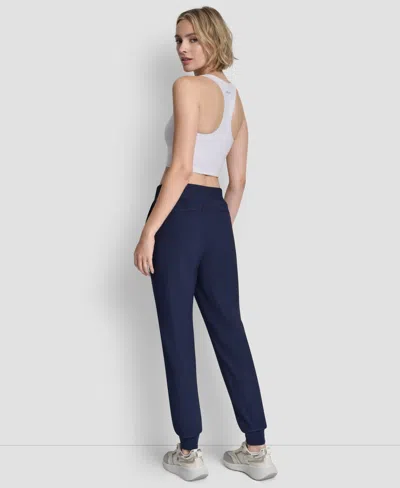 Dkny Women's High-rise Jogger Pants In Blue