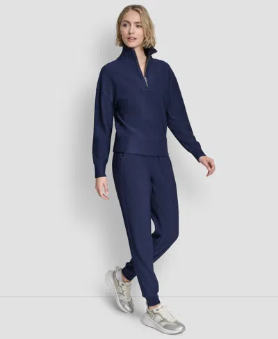 Dkny Women's High-rise Jogger Pants In Blue