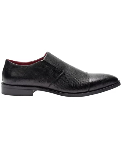 Carlos By Carlos Santana Men's Eclipse Cap-toe Loafers In Black