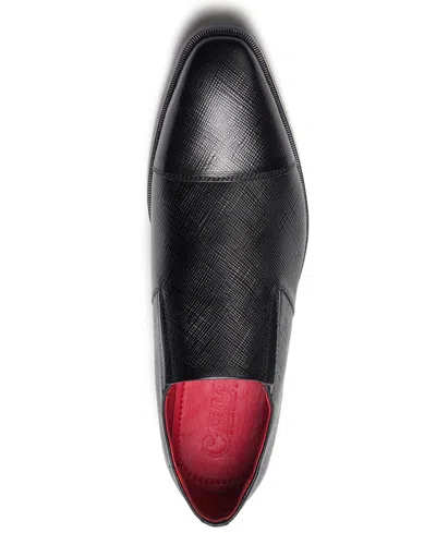 Carlos By Carlos Santana Men's Eclipse Cap-toe Loafers In Black