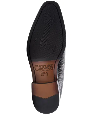 Carlos By Carlos Santana Men's Eclipse Cap-toe Loafers In Black
