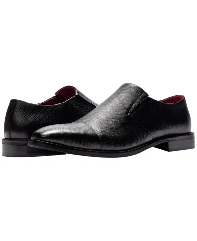 Carlos By Carlos Santana Men's Eclipse Cap-toe Loafers In Black