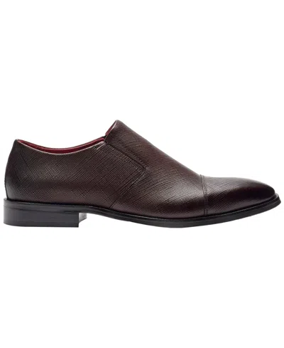 Carlos By Carlos Santana Men's Eclipse Cap-toe Loafers In Burgundy