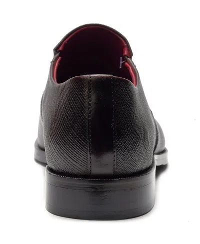 Carlos By Carlos Santana Men's Eclipse Cap-toe Loafers In Burgundy