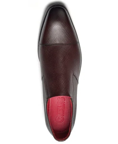 Carlos By Carlos Santana Men's Eclipse Cap-toe Loafers In Burgundy
