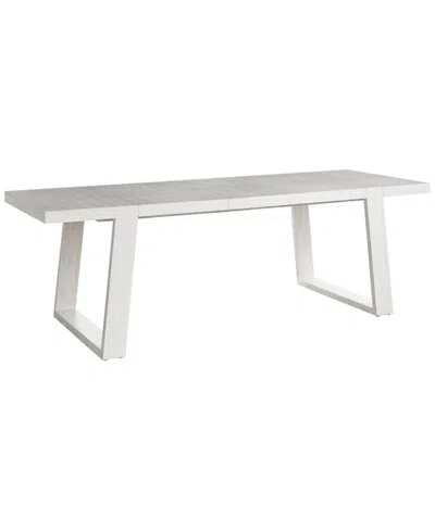 Universal Furniture Dwell 30" Wood Rectangular Dining Table In White