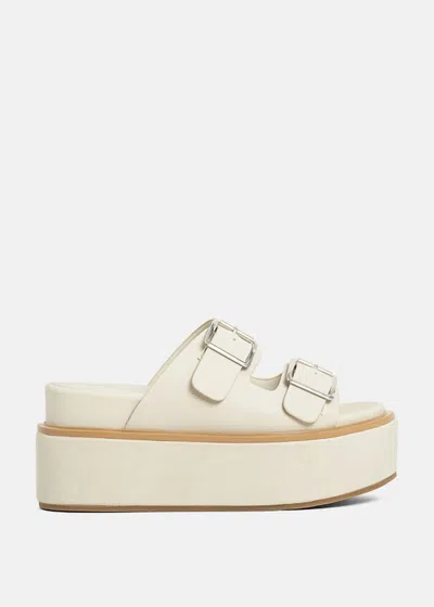 Shu Shop Women's Lucinda Platform Sandal In Stone In White