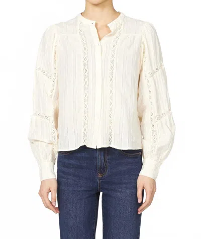 Dear John Denim Alberta Long Sleeve Shirt In Whitecap Gray In Neutral