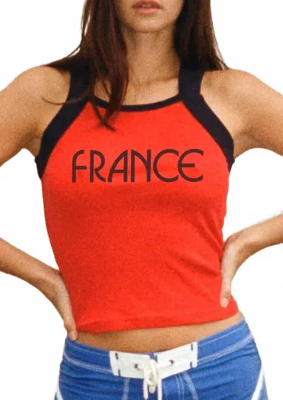 Made Some France Tank In Multi In Red